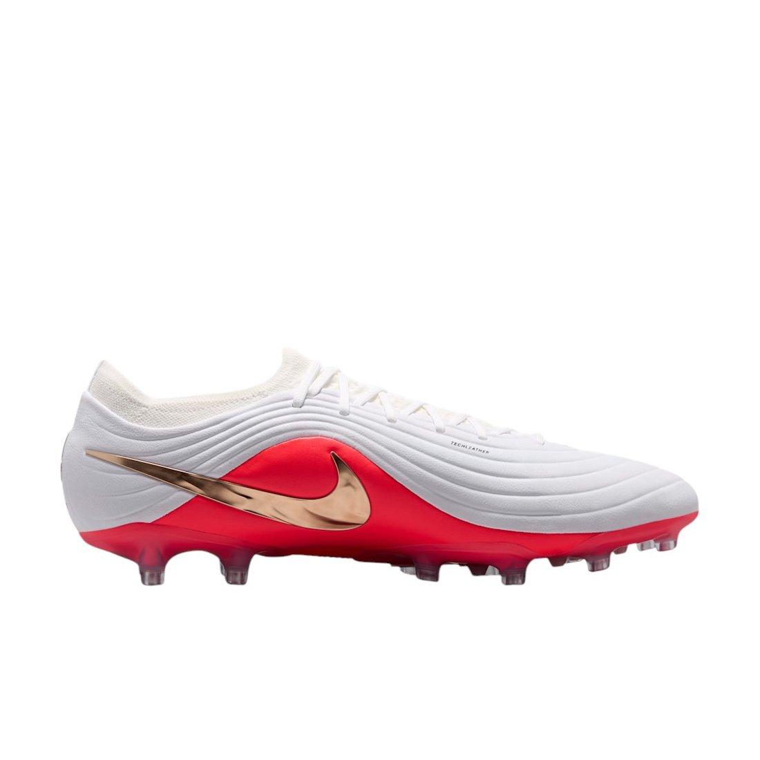 Nike Tiempo Maestro Elite AG "White/Bright Crimson/Blur" Men's Soccer Cleat - WHITE/CRIMSON/BLUR